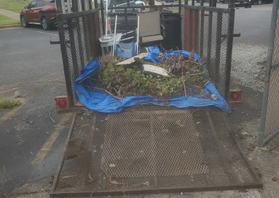Trailer loaded with junk - Huntsville area junk removal