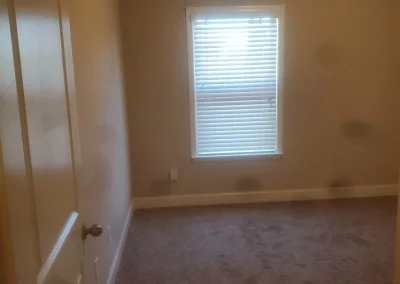 Empty room after Haul Of Fame junk removal - Huntsville area junk removal