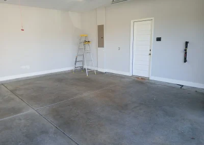 Clean empty garage after junk removal - Huntsville area junk removal